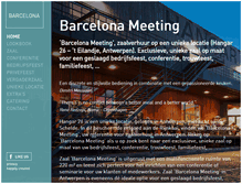 Tablet Screenshot of barcelona-meeting.be